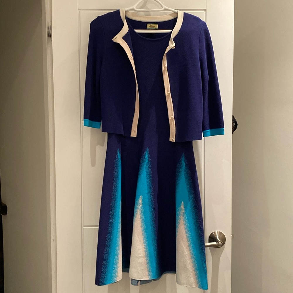 Issa London dress and cardigan set. Size M and S.